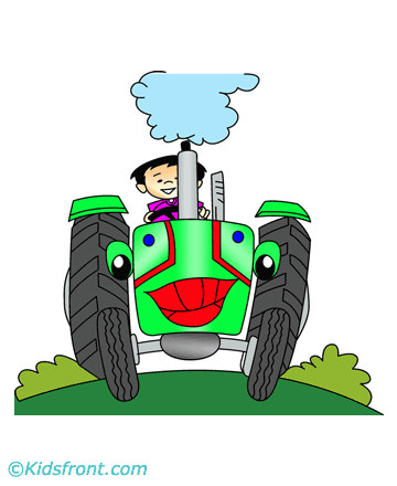 Heavy Tractor Coloring Pages